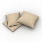 Beige Fabric Pillows