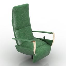 Wheels Armchair Idaho Furniture 3d model