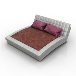 Double Bed Sonata Design 3d model
