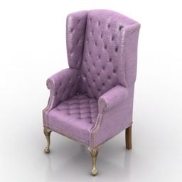 3д модель Фиолетового Кресла Джонатана Вингбека