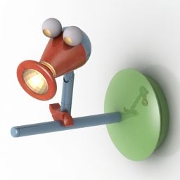 Modello 3d lanterna magica rustica