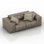 Leather Sofa Melia 2 Seats