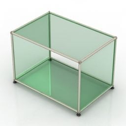 Glass Table Modular Furniture” – Interior Collection 3d model