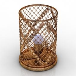 Cage Lamp Design 3d model