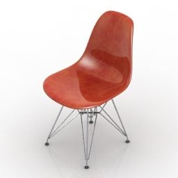 Пластиковий стілець Eames 3d модель