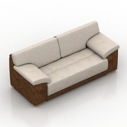 Loveseat soffa Amber 3d-modell