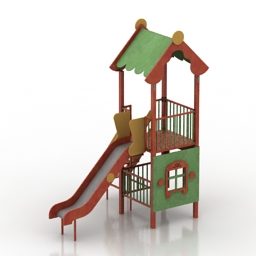 3d модель дитячого майданчика Slide Park Stuff