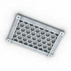 Air Grate Mould Plaster