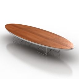Ovaler Tisch Eames Collection 3D-Modell
