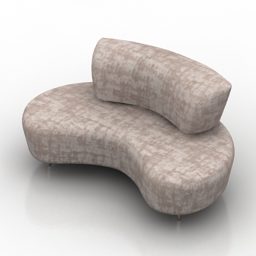 Sofa Formdecor Curved Design 3d-modell