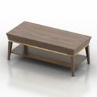 Modern Living Room Wood Table