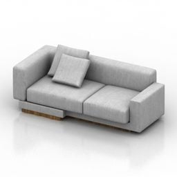 Lounge Sofa Yuuto V1 3d model