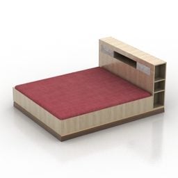 Mattress Double Bed 3d model