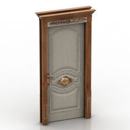 Classic Door Decorative 3d model
