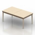 Rectangular Wooden Modular Table