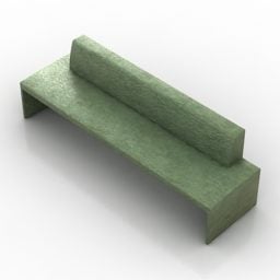 Green Sofa 3d model