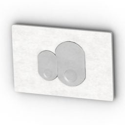 Button Flush 3d-model
