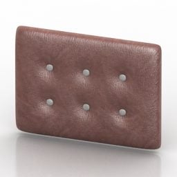 Leather Pillow For Sofa 3d model
