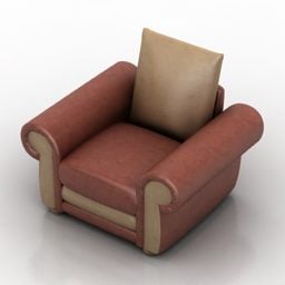 Тканинне крісло Karavella 3d модель