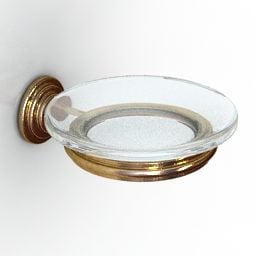 Badezimmer-Glaszubehör 3D-Modell