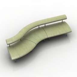 Curved Sofa Orion Furniture 3d model