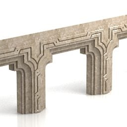 3D model dekorace arabské architektury