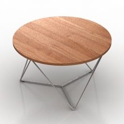 3д модель ножки круглого деревянного стола