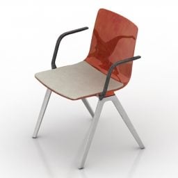 办公室扶手椅A腿3d模型