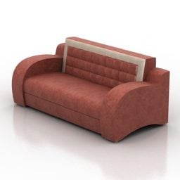 Leather Sofa Dls Mustang 3d model