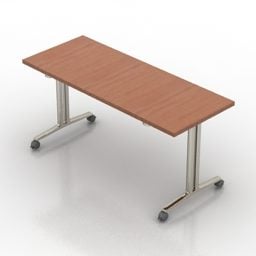 Table Flip-top Herman Miller 3d model