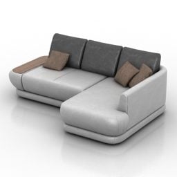 Sectional Sofa Pushe Grande 3d model