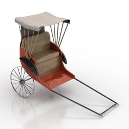 रिक्शा चीनी 3डी मॉडल