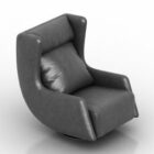 Curved Armchair Blanche