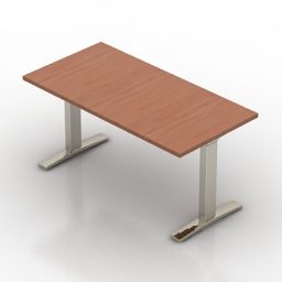 Table Herman Miller Rectangular 3d model