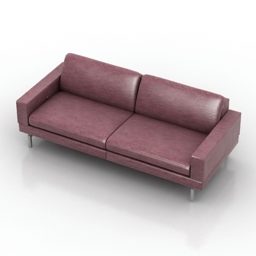 أريكة جلدية تيجرا موديل 3D