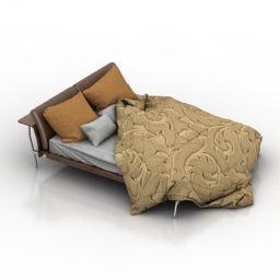 Bed Cassina Furniture 3d model