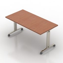테이블 허먼 밀러 장식 3d 모델