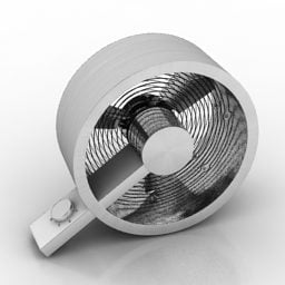 Cooler Round Fan 3d model