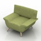 Single Armchair Roksi Green
