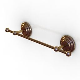 Brass Hanger Bathroom Accessories 3d model