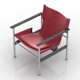כורסא מודרנית פולוק דגם תלת מימד