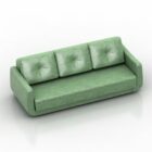 Green Leather Sofa Limm