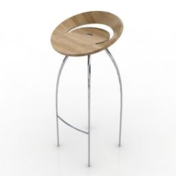 Chair Bar Lyra Design 3d model