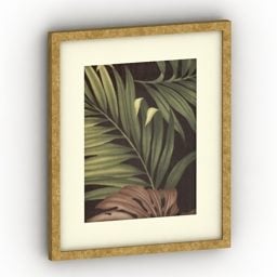 Picture Wood Frame 3d-malli