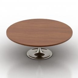 Round Table Dining Furniture 3d model