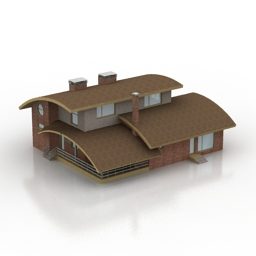 Sea House Building 3d model