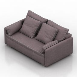 Sofa Blanche Loveseat model 3d