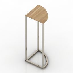 Corner Table Ascot 3d model