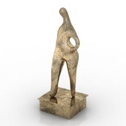 Sculpture Mirra Statue 3d model