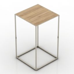 Stool Table Ascot 3d model